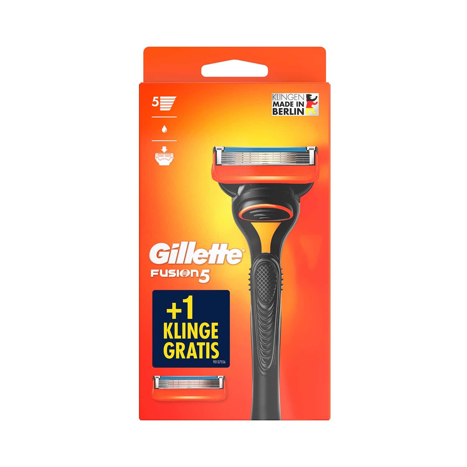 GILLETTE FUSION APPARAT + 1 KL., 1ST PK
