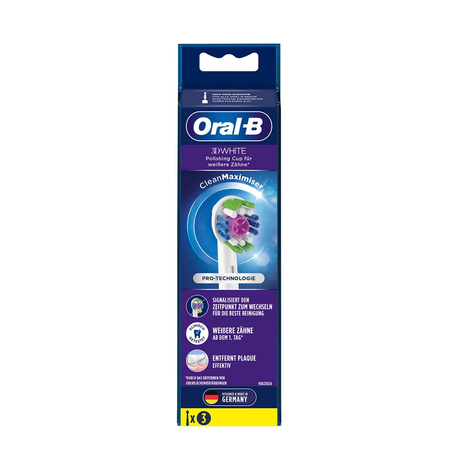 ORAL-B 3D WHITE CLEANMAX., 3ST PK