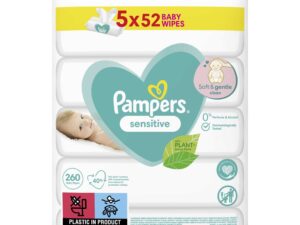 PAMPERS F. TUECHER SENSITIVE, 5X52ST P