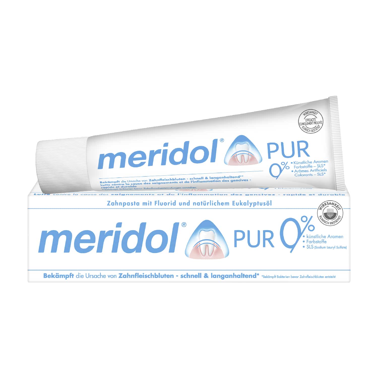 MERIDOL PUR ZAHNPASTA, 75ML TB