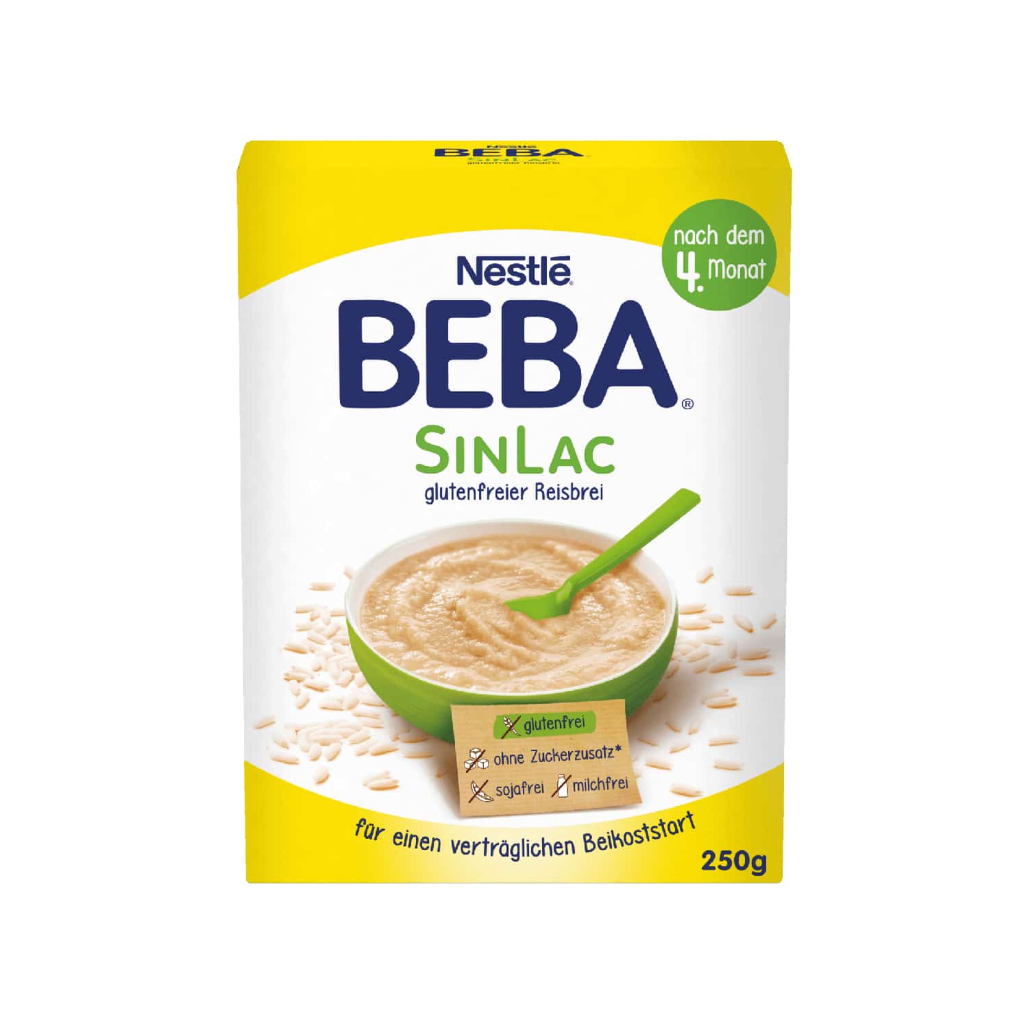 BEBA SINLAC REISBREI 4M, 250G PK