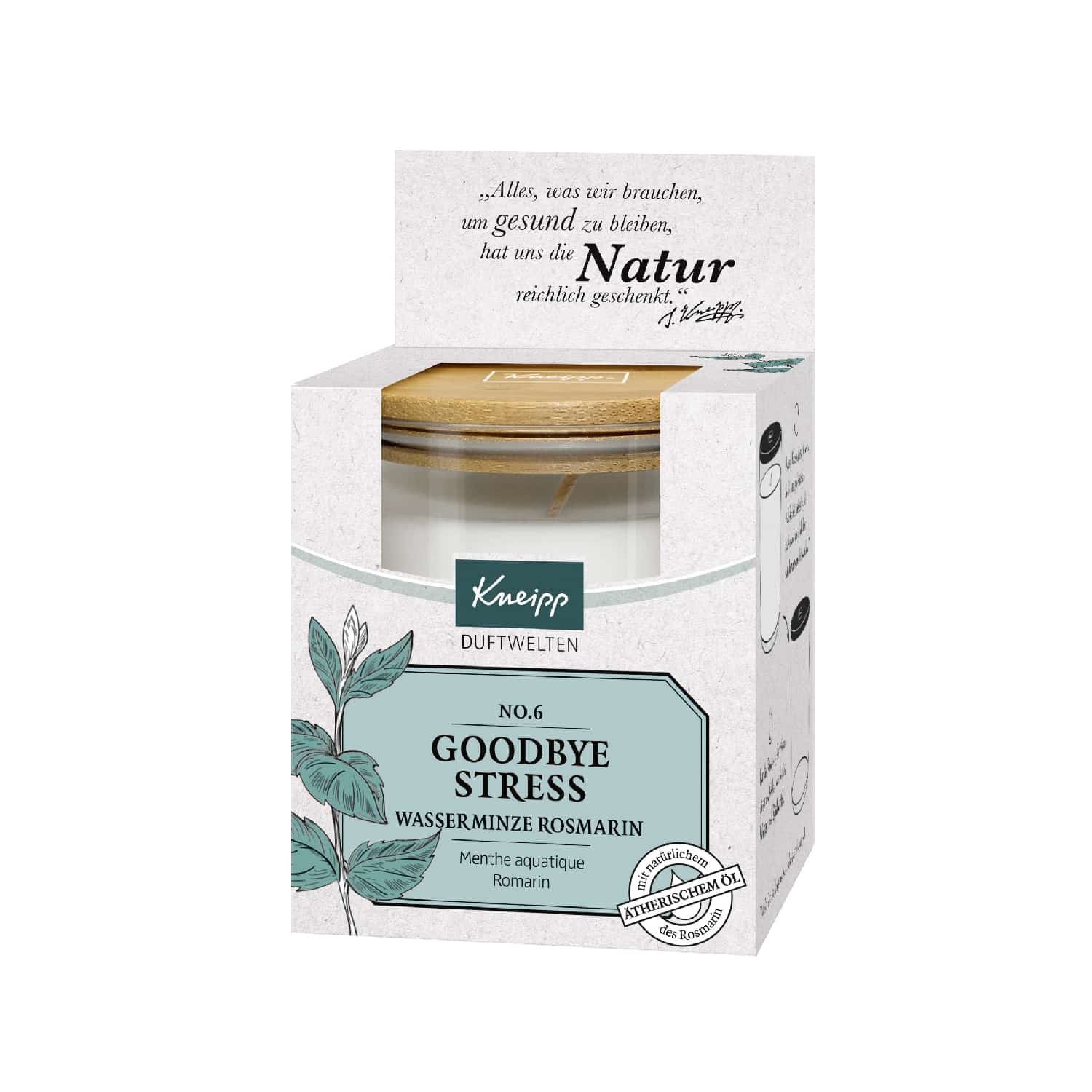 KNEIPP DUFTKERZE ROSMARIN, 1ST SC