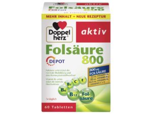 DOPPELHERZ FOLSAEURE 800 DEPOT, 64,3G PK