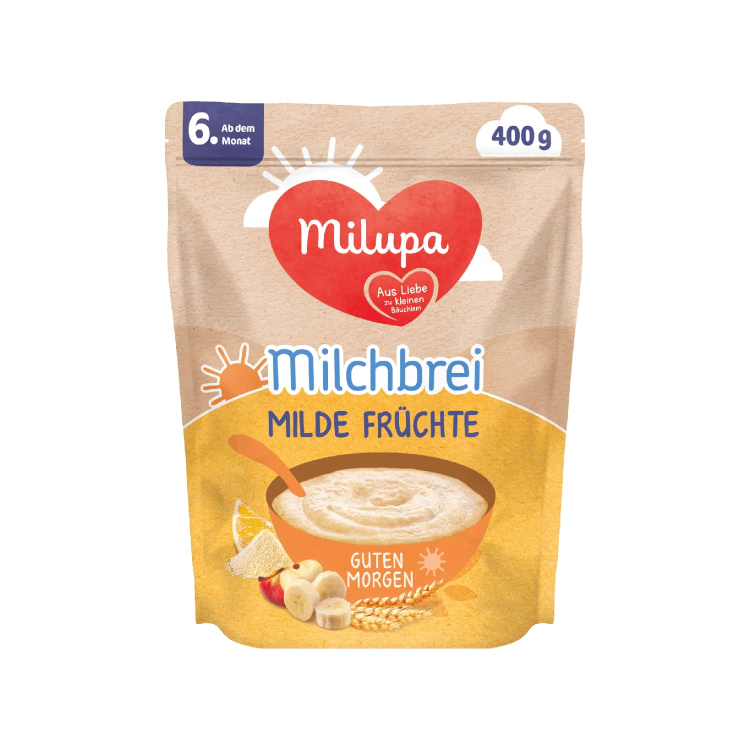 MILUPA MB M FRUECHTE GM 6M, 400G PK