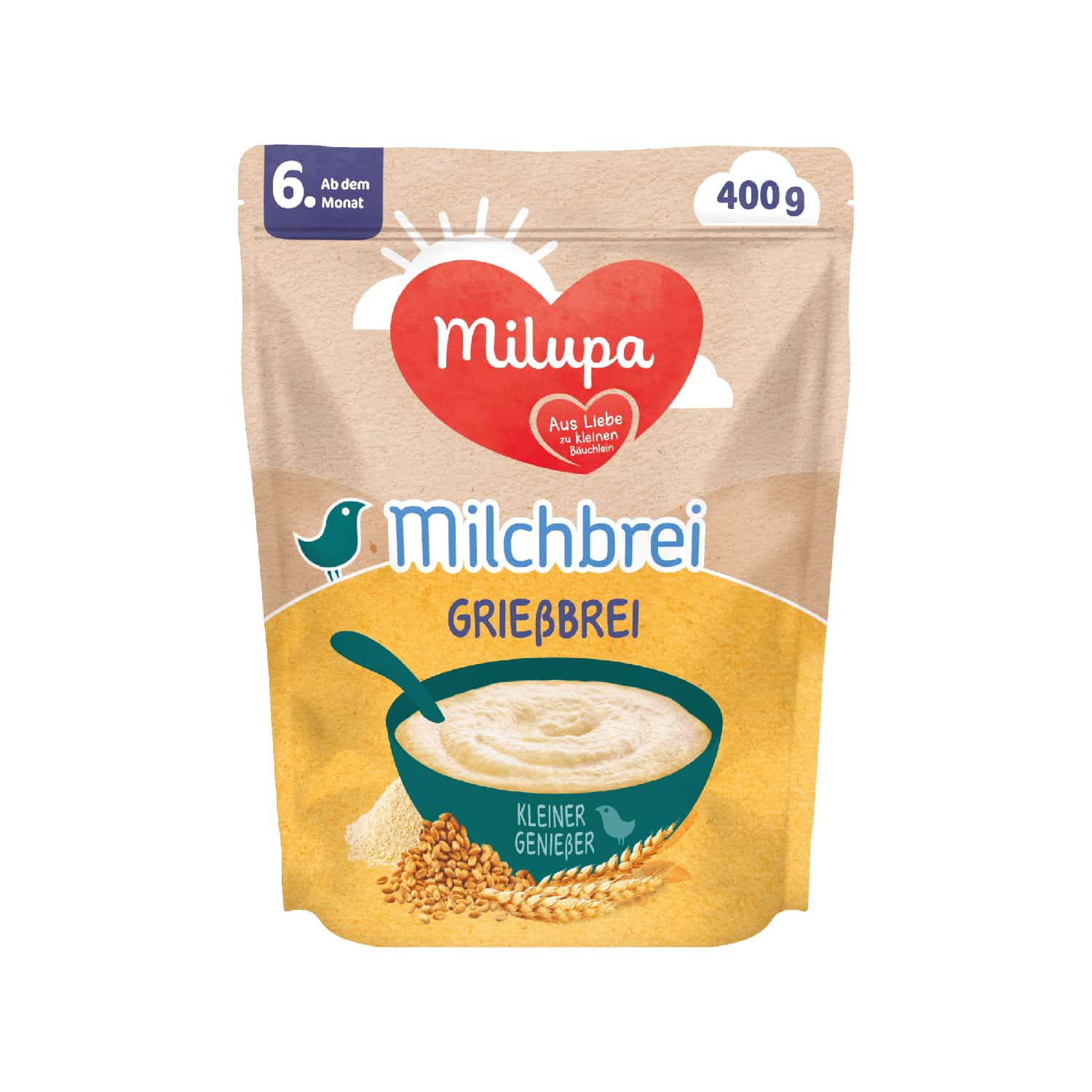 MILUPA MB GRIESS MILUVIT M 6M, 400G PK