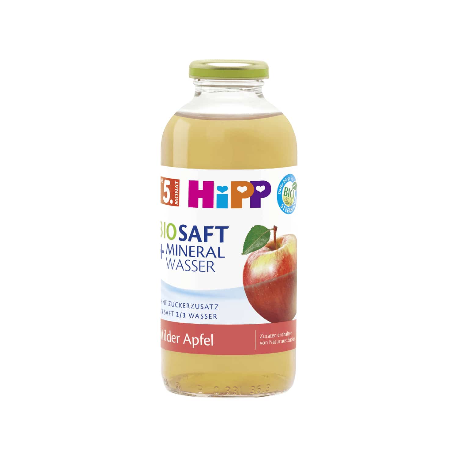 HIPP 8156 MILDER APFEL 5 M, 500ML FL