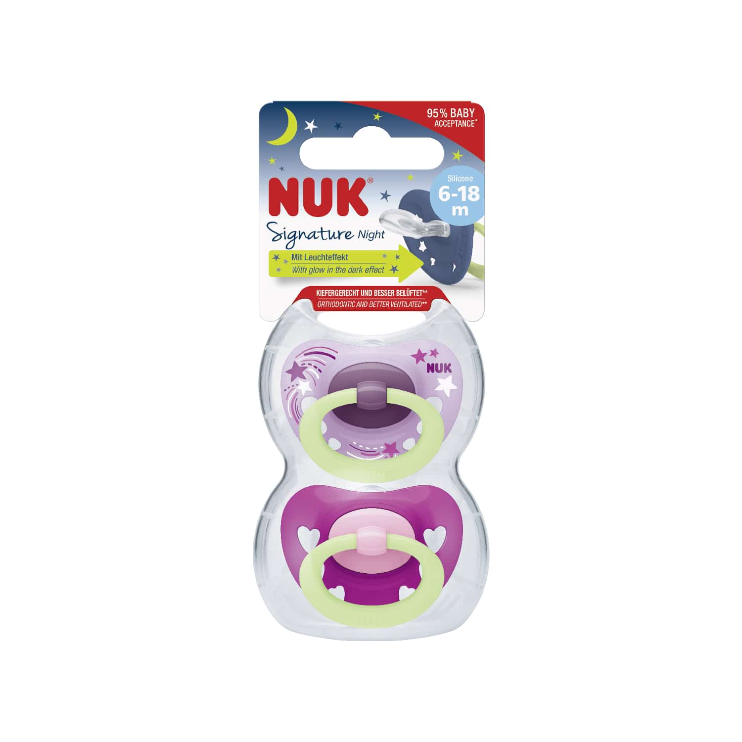 NUK BS SI 2.1 GR2 SIGN NGH, 2ST PK