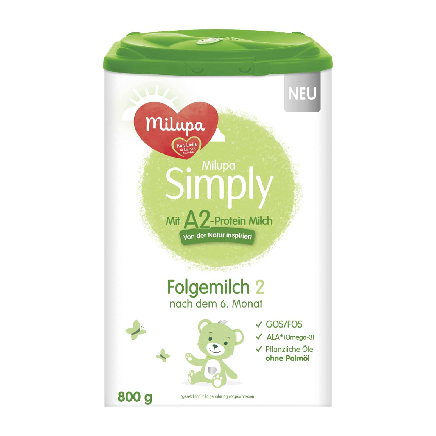 MILUPA SIMPLY FOLGEMILCH 2, 800G PK