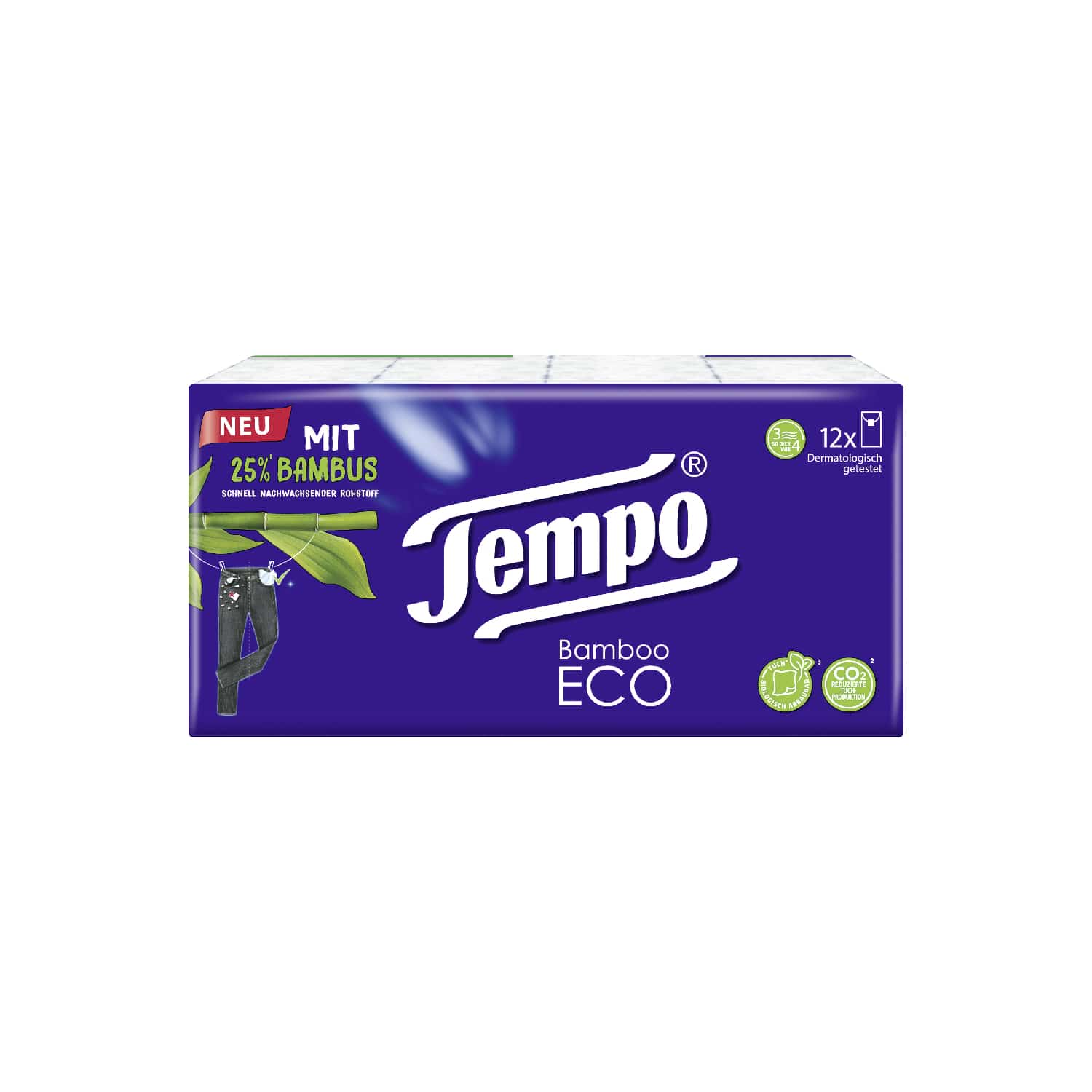 TEMPO TATUE BAMBOO ECO, 12X9 ST