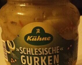 Kuehne Schles.gurkenhappen 330 g Gl