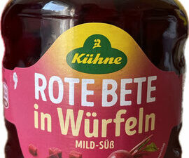 Kuehne Rote Bete Wuerfel 330 g Gl