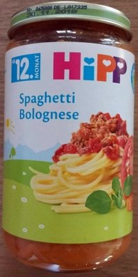 Hipp 6820-01 Spaghetti Bolognese12M 250 g Gl