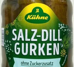 Kuehne Salz-Dill Gurken 650 g Gl