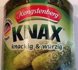 Hengstenberg Knax Knackig-Wuerzig 330 g Gl