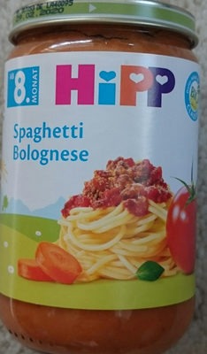 Hipp 6520-01 Spaghetti Bolognese 8M 220 g Gl