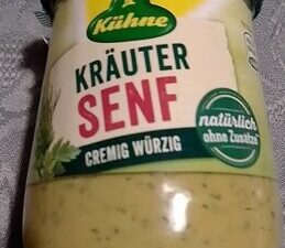 Kuehne Kraeutersenf Mild 250 ml Gl