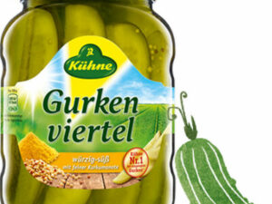 Kuehne Gurkenviertel 670 g Gl