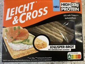 Leicht&Cross Knusperbrot High Prot. 115 g Ki