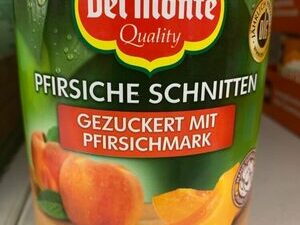 Del Monte Pfirsichschnitten Gez. 825 g Ds