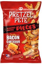 Pretzel Pete Pretzel Pieces Bacon 160 g Bt