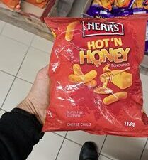 Herr's Hot'n Honey Curls 113 g Pk