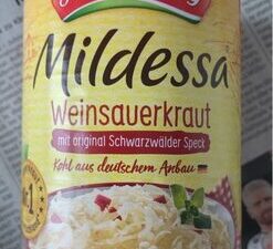 Mildessa Weinsauerkraut M.speck 400 g Ds