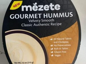 Mezete Gourmet Hummus Natur 215 g Sl