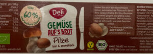 Deli Gemuese Auf Brot Pilze 150 g Gl