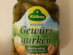 Kuehne Gewuerzgurken 670 g Gl
