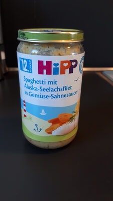 Hipp 6825-01 Spagh.seelachs Gem.12M 250 g Gl