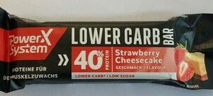 Power System Lowcarb Bar Straw Chee 40 g Rg