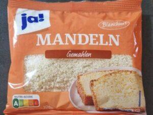 JA! MANDELN GEMAHLEN BLANC 100G BT 4337256991438